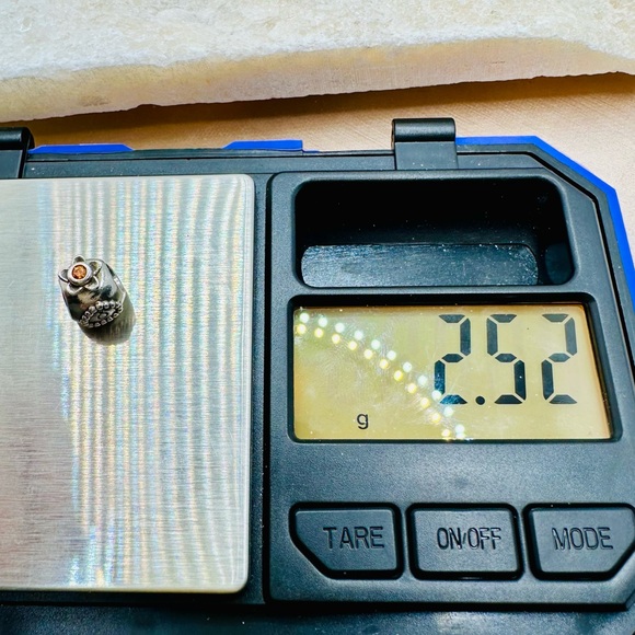 EUC Pandora 790427OCZ Sterling Silver Perfume Bottle Charm w/ Orange Zirconia - Picture 15 of 15